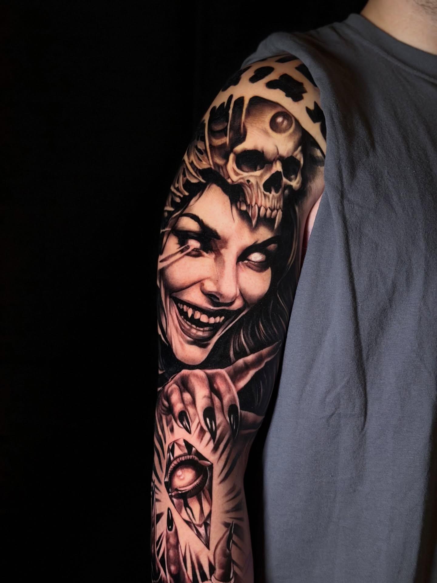 Tattoo by @xsebastiancalderonx — realism, dark_realism