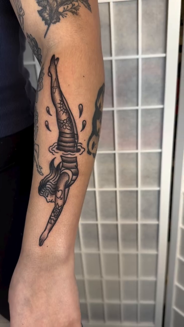 Tattoo by @sadvladink — black_and_grey, realism