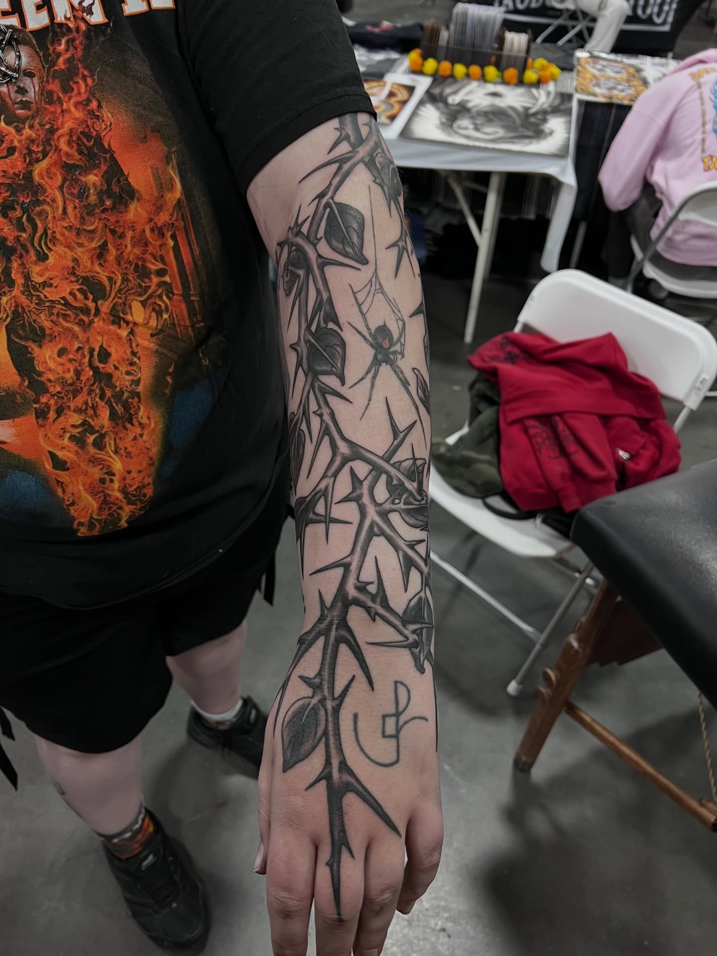 Tattoo by @jordanphillipstattoo — black_and_grey