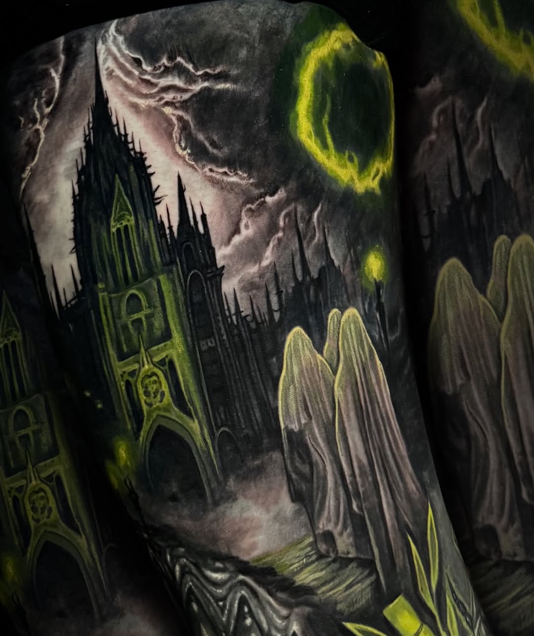 Tattoo by @spacezombietattoo โ realism, dark_realism