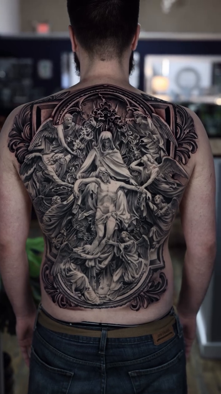 Tattoo work at Bizarre Bazaar Tattoo Convention 2026