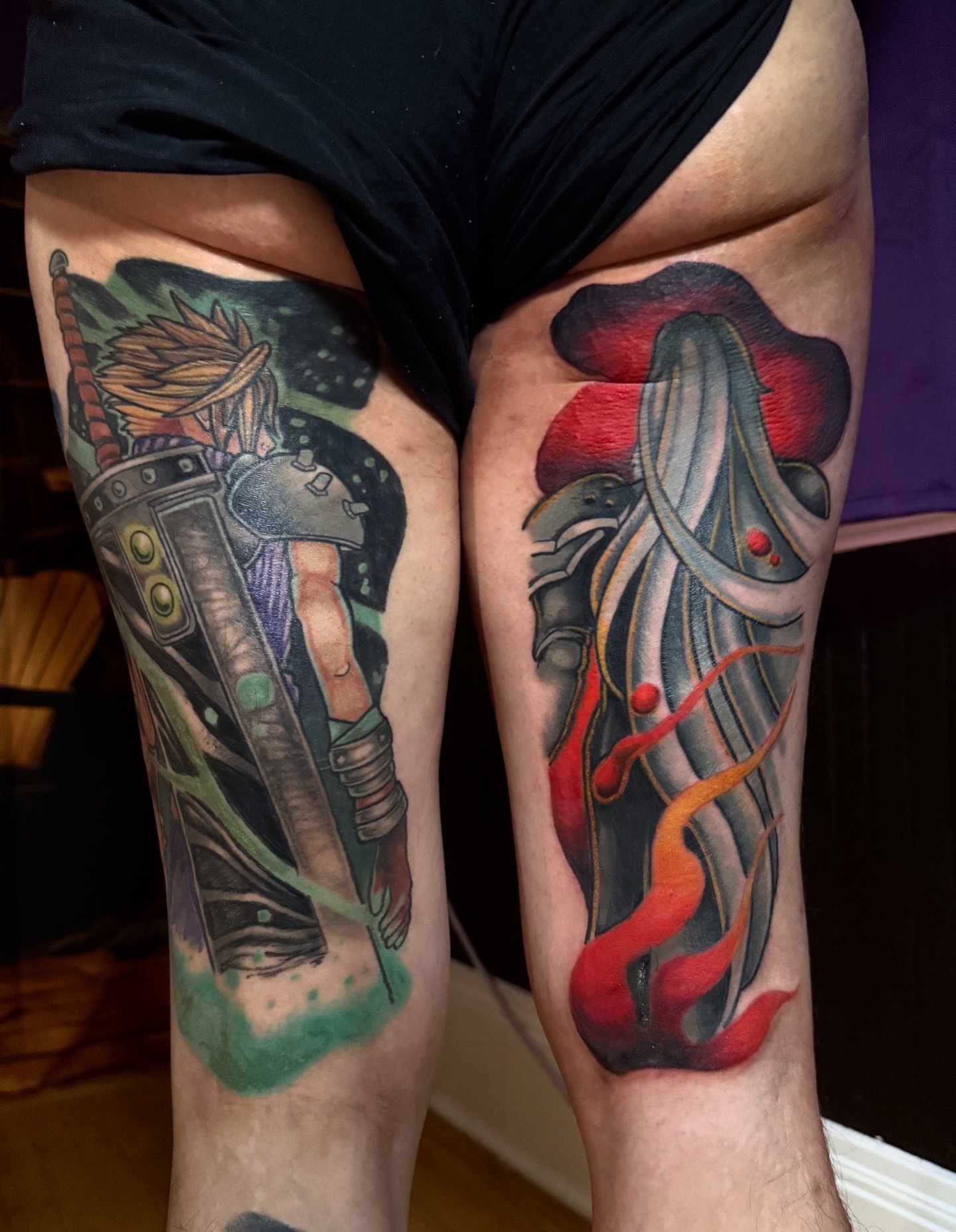 Tattoo by @kuntrevolution — anime, dotwork