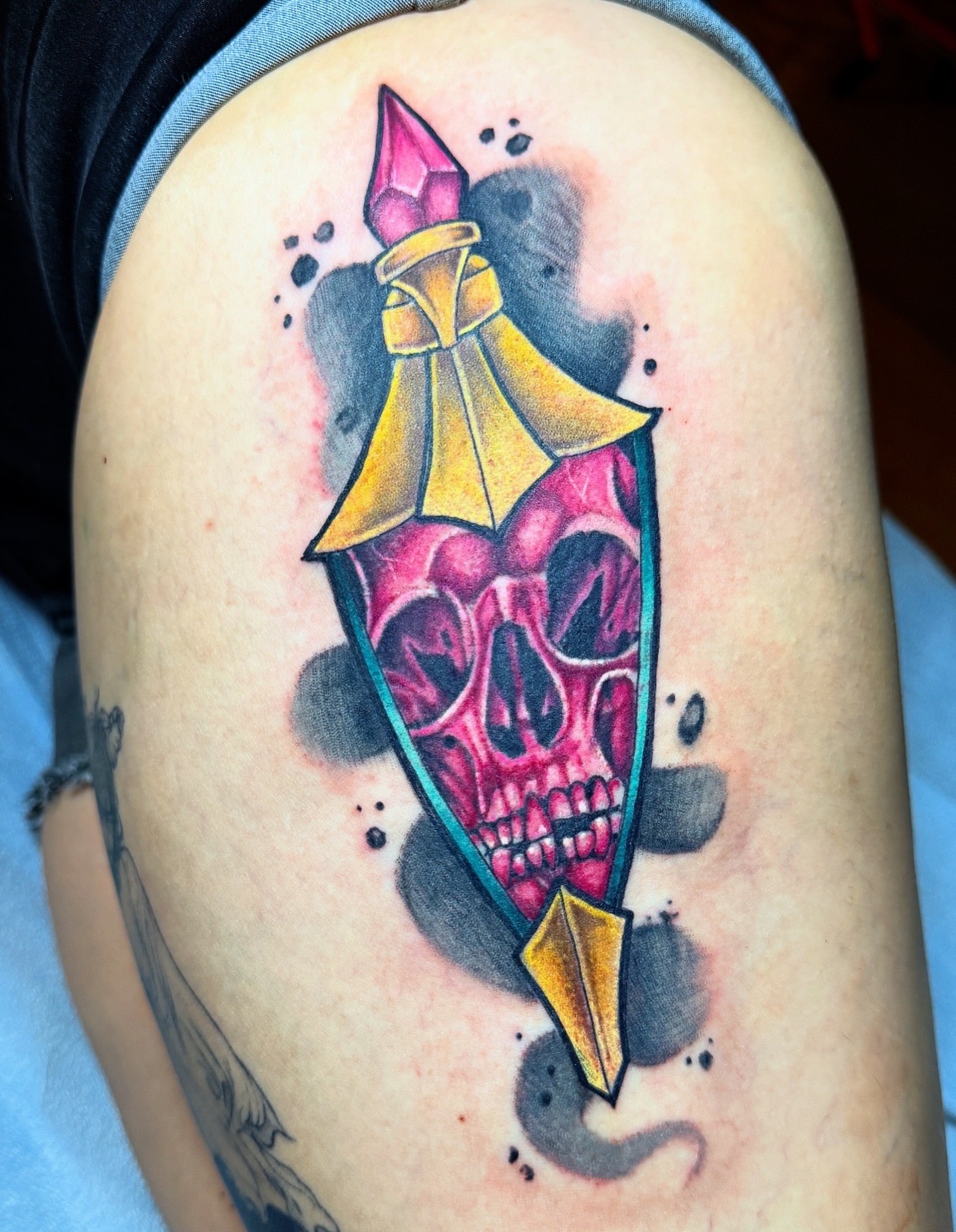 Tattoo by @kuntrevolution — geometric, watercolor