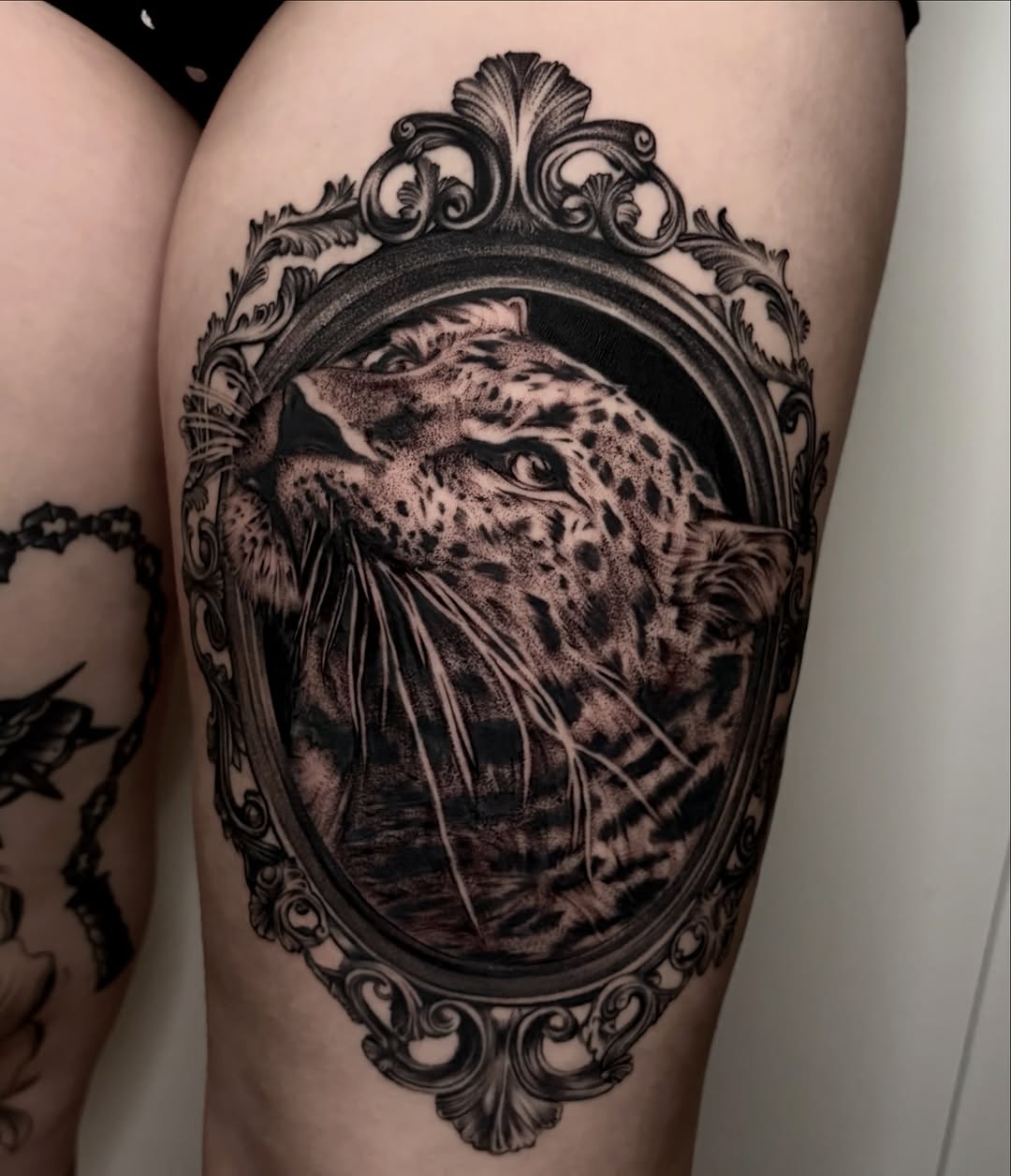 Tattoo by @aannamosity — realism, black_and_grey