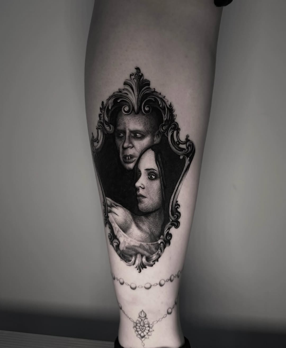 Tattoo by @hellishxtattoos โ realism, dark_realism