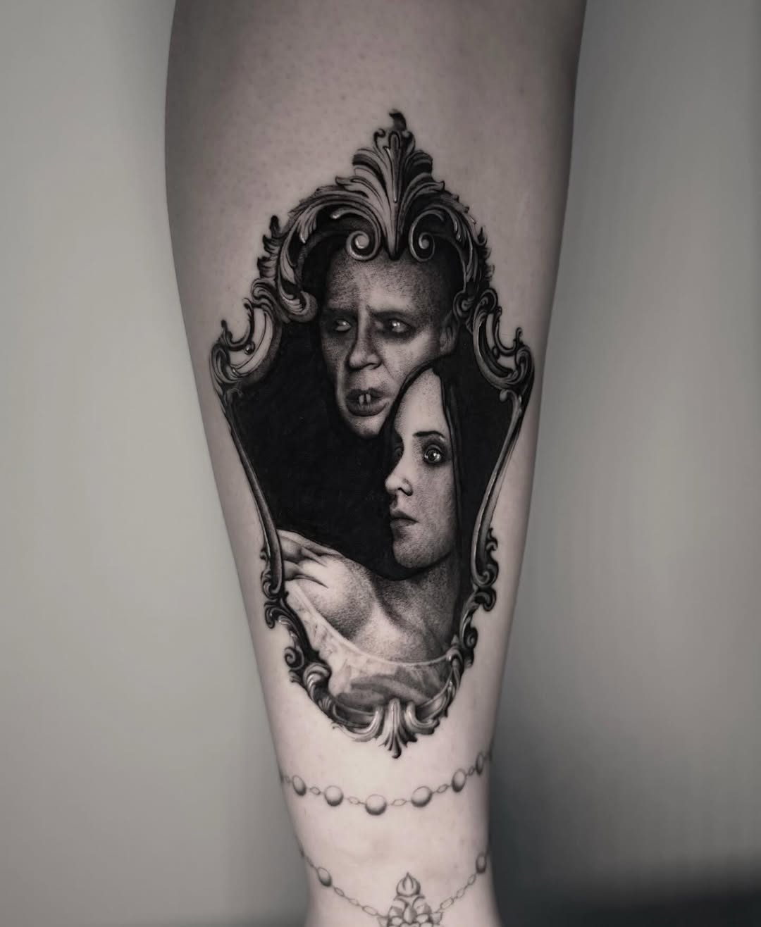 Tattoo by @hellishxtattoos โ realism, dark_realism