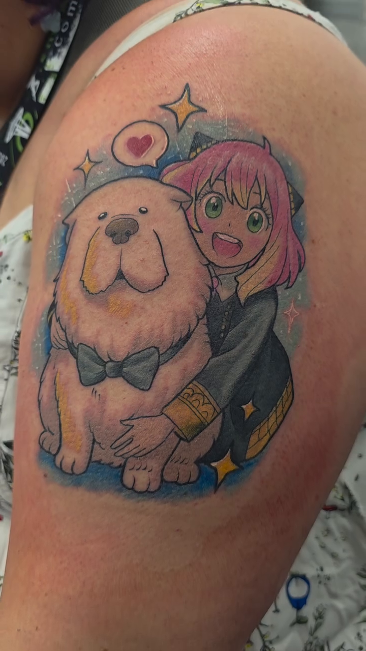 Tattoo by @dropdeadbz — anime