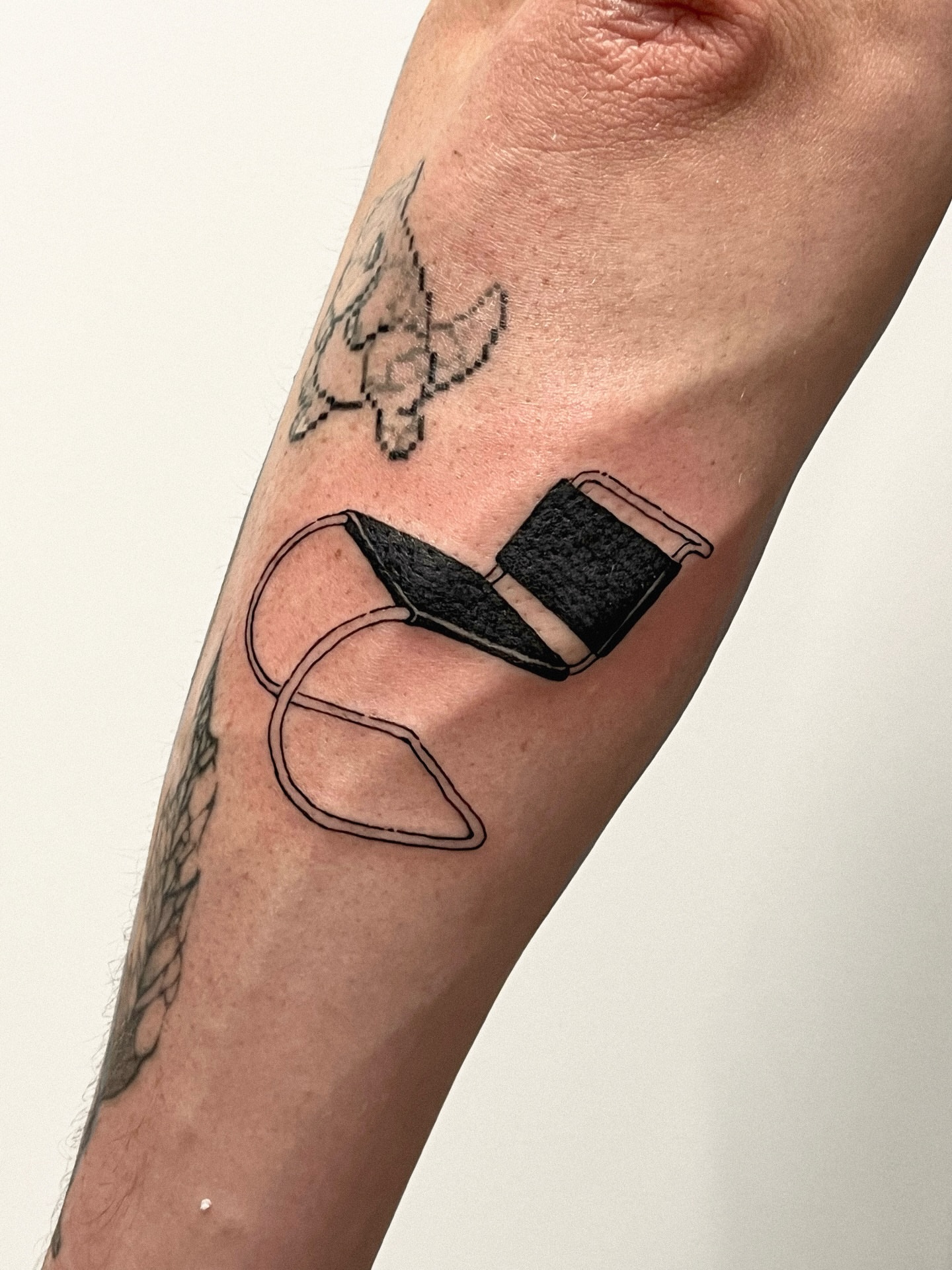 Tattoo by @555museum — minimalist