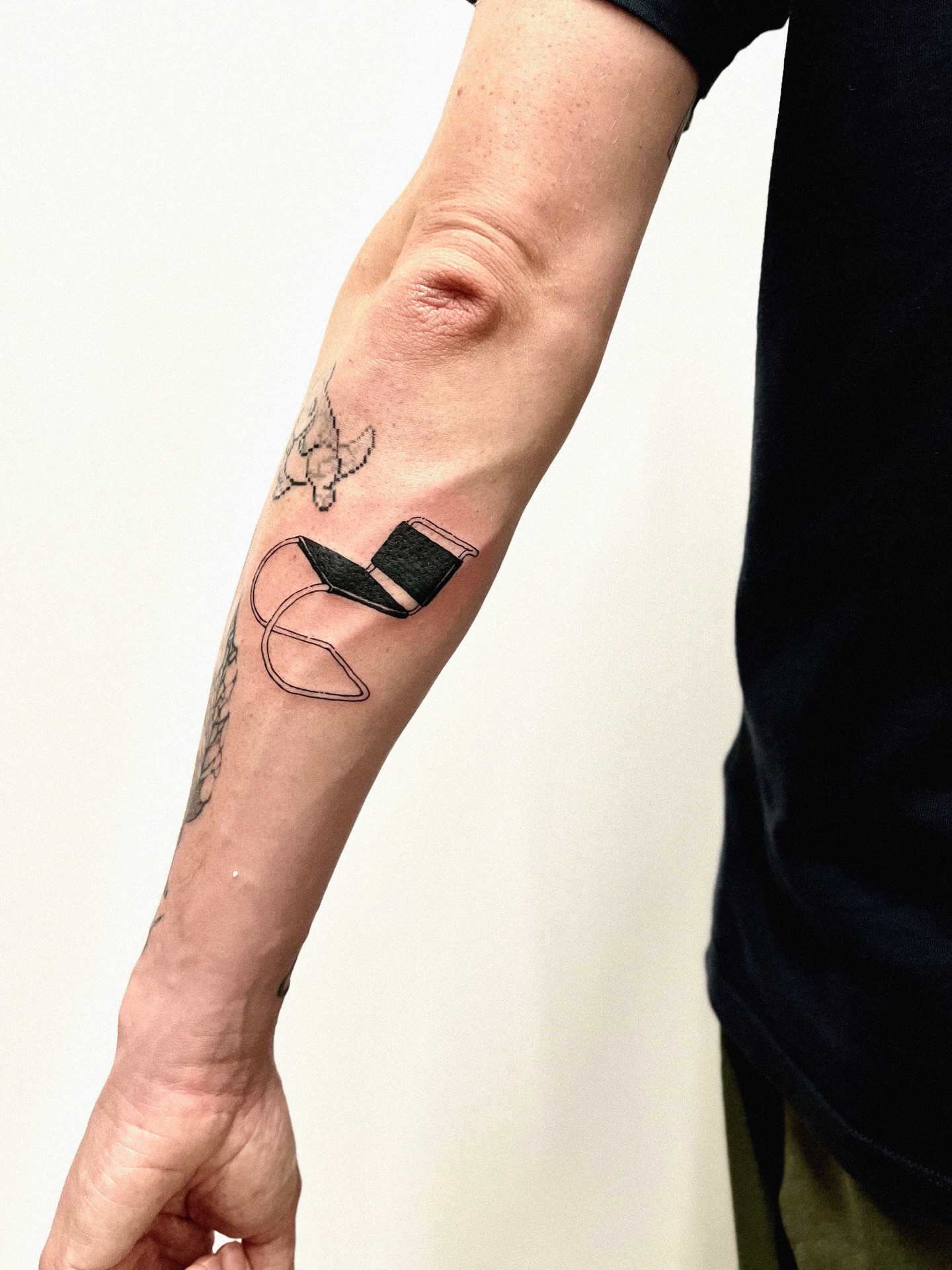 Tattoo by @555museum — minimalist