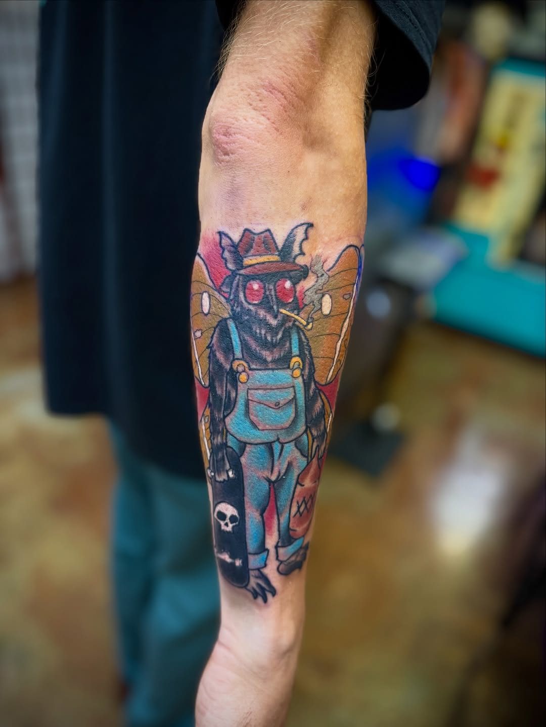 Tattoo by @oldfeatherfingers — new_school, trash_polka
