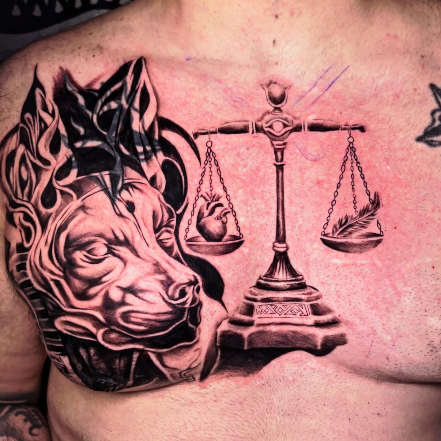 Tattoo by @sadist.guilt — black_and_grey, realism