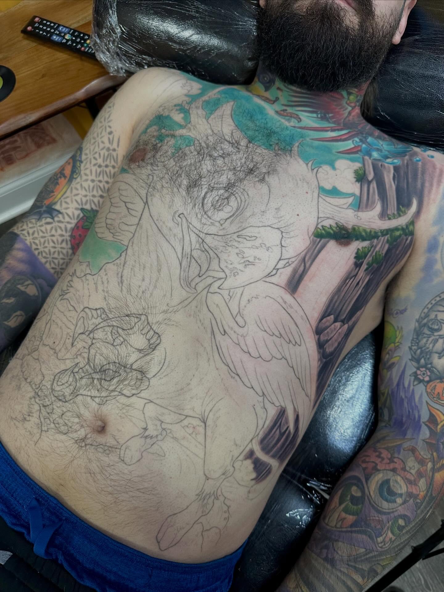 Tattoo by @parrychotipradit — black_and_grey