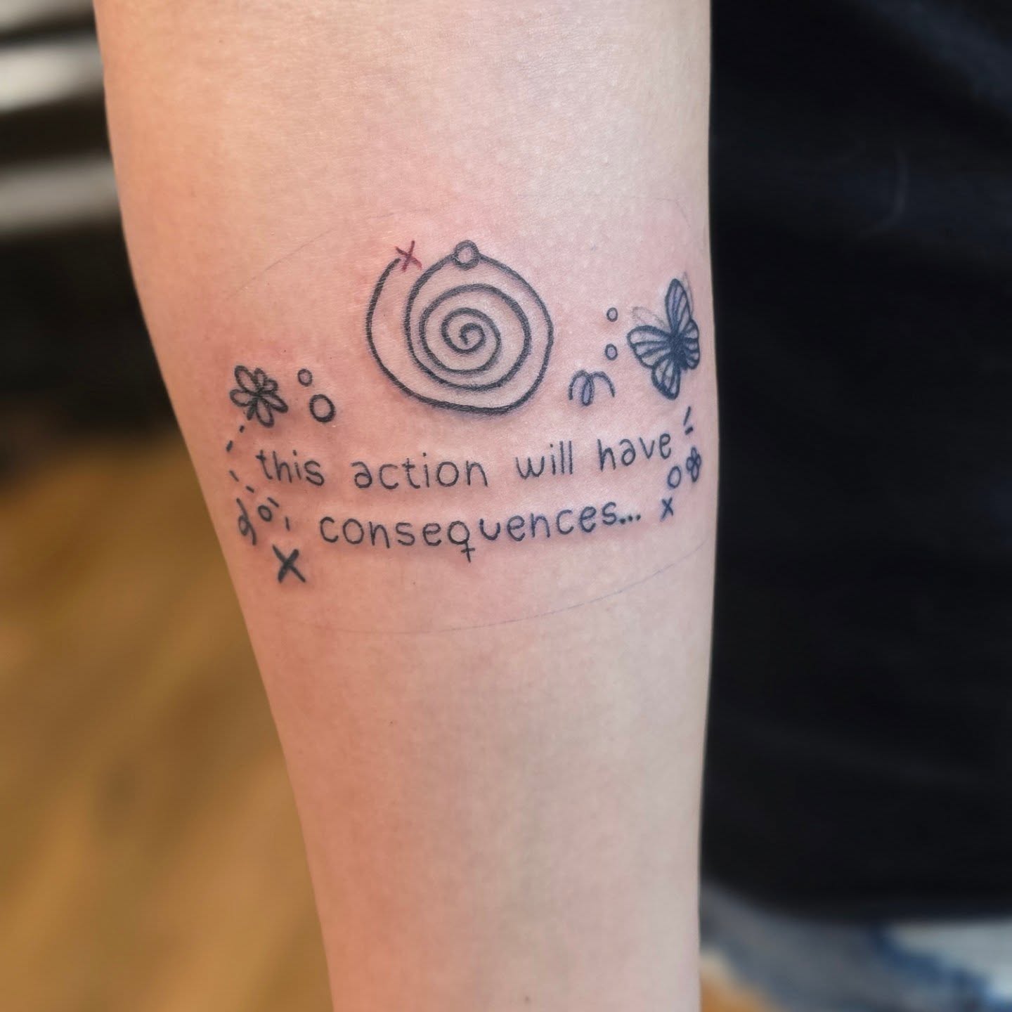 Tattoo by @junibugtat — dotwork, geometric