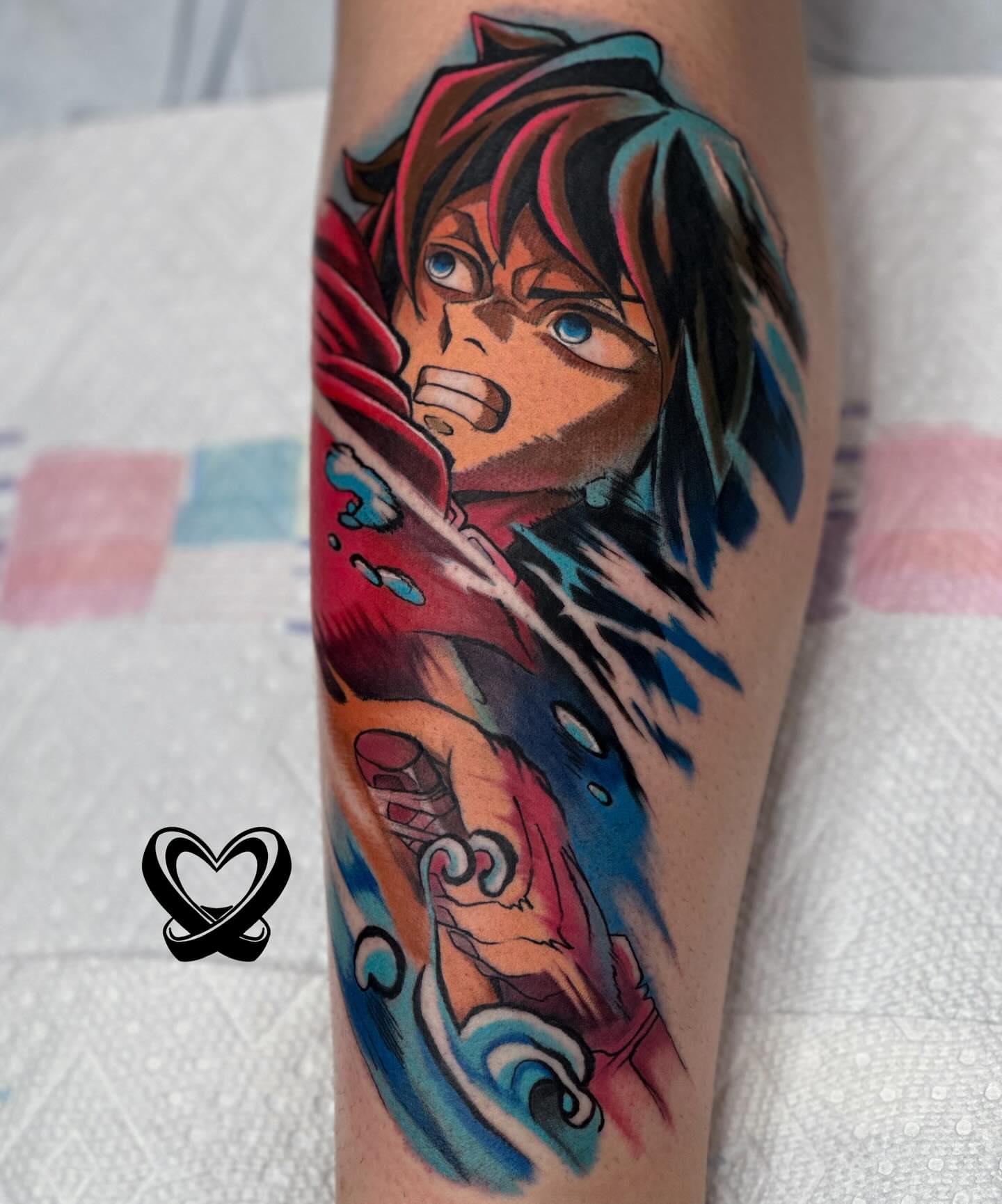 Tattoo by @deussayink — anime