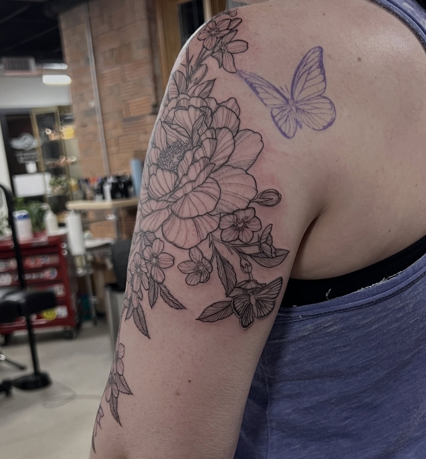 Tattoo by @libbytattoo — black_and_grey
