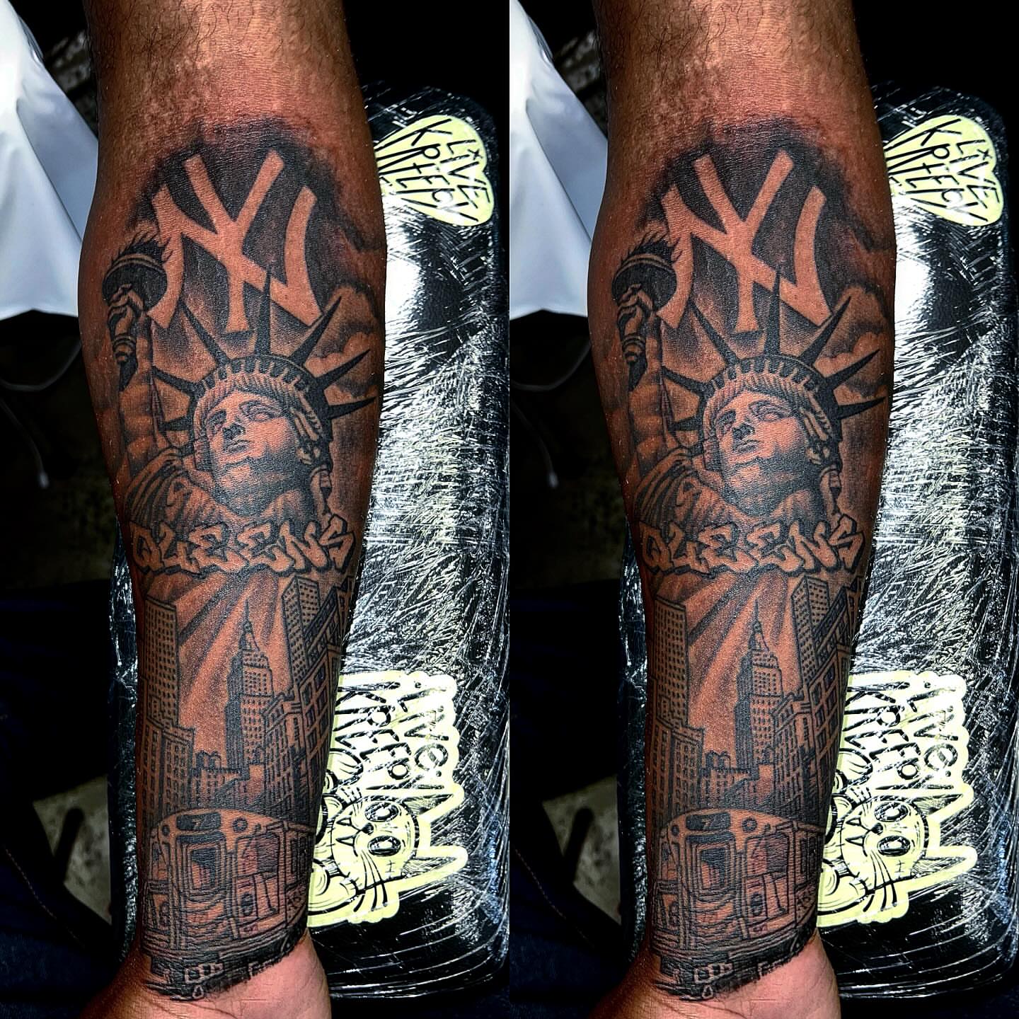 Tattoo by @sanchez_ink — black_and_grey