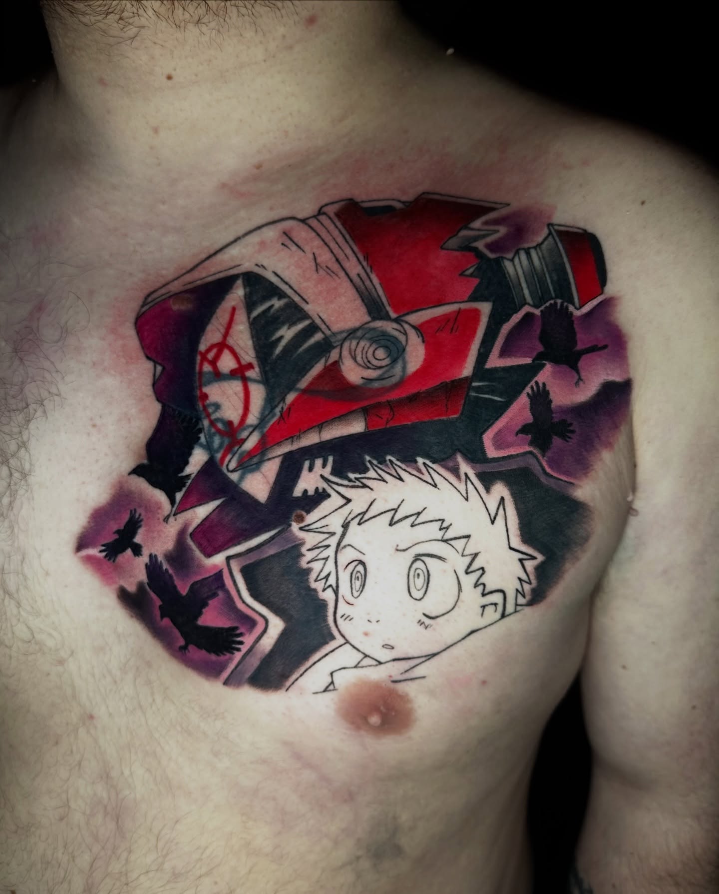 Tattoo by @fakkubunny — anime