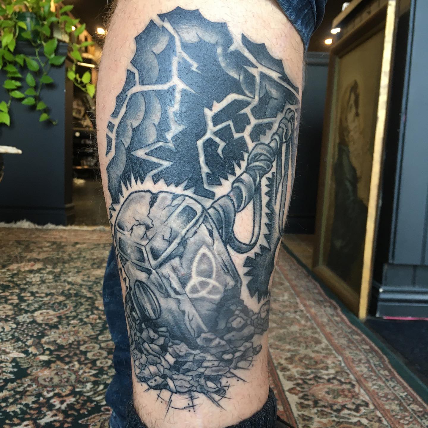 Tattoo by @marcpellantattoo — black_and_grey