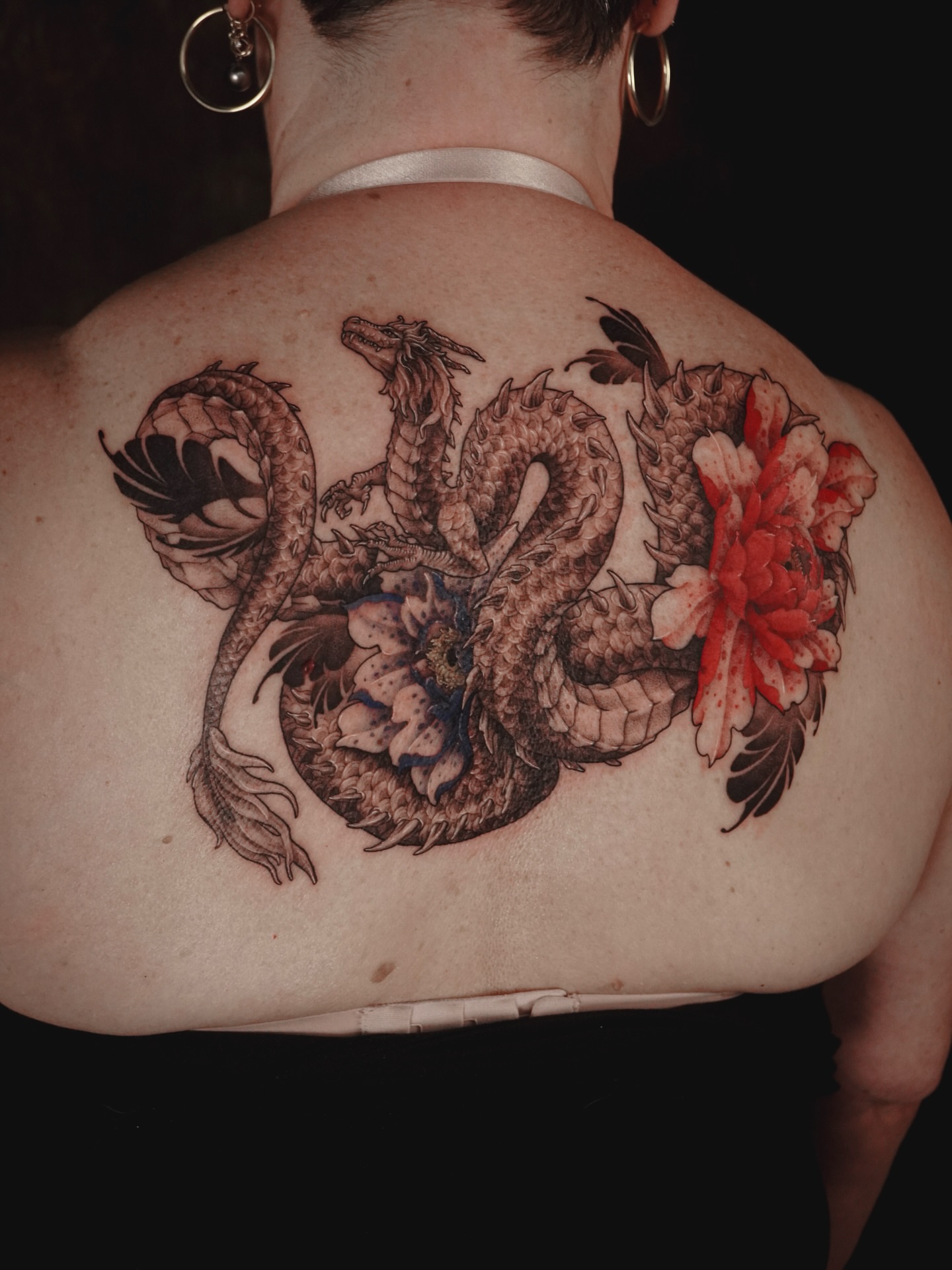 Tattoo by @153cm_tattoo — realism, dotwork