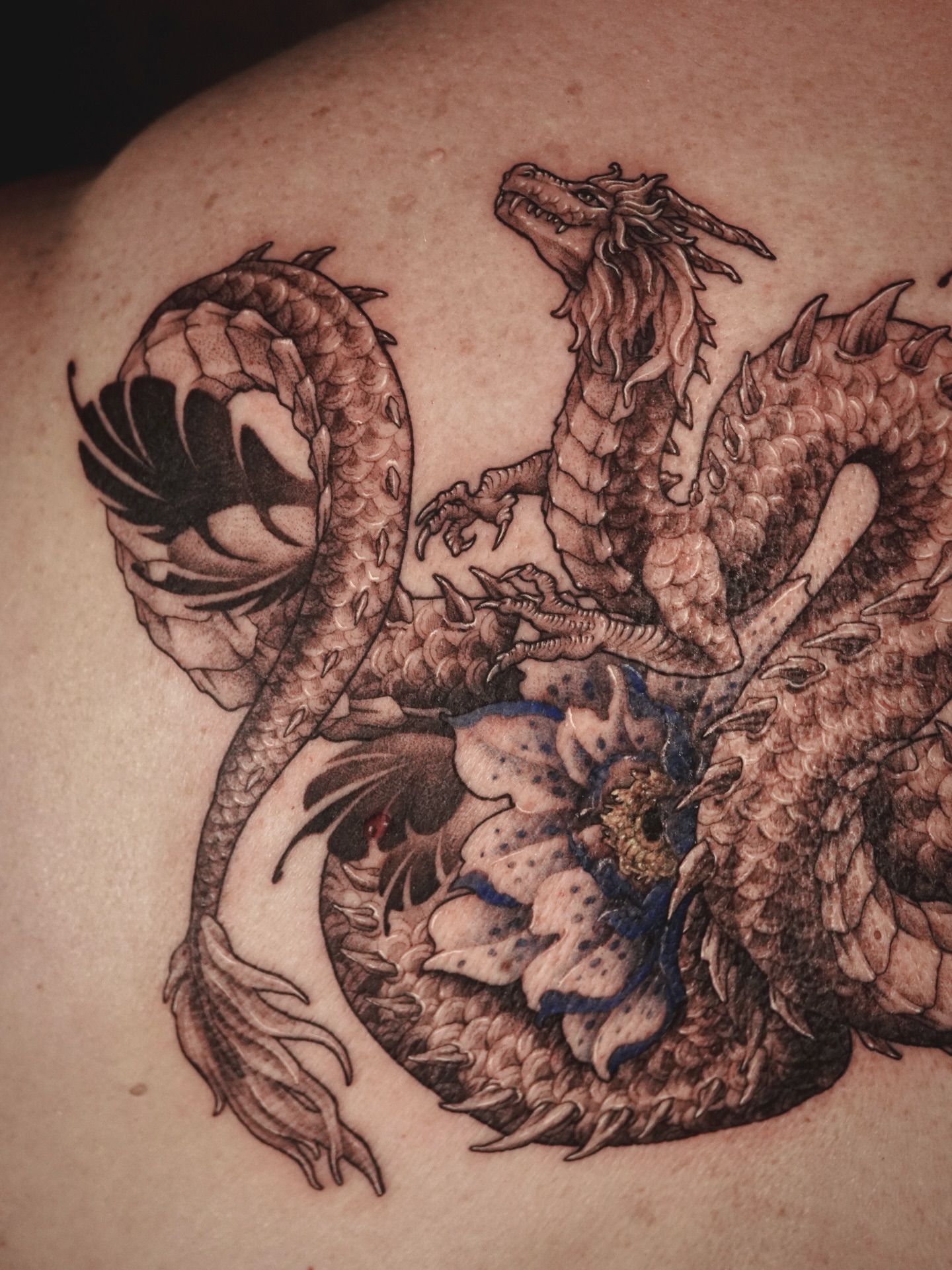 Tattoo by @153cm_tattoo — black_and_grey, realism