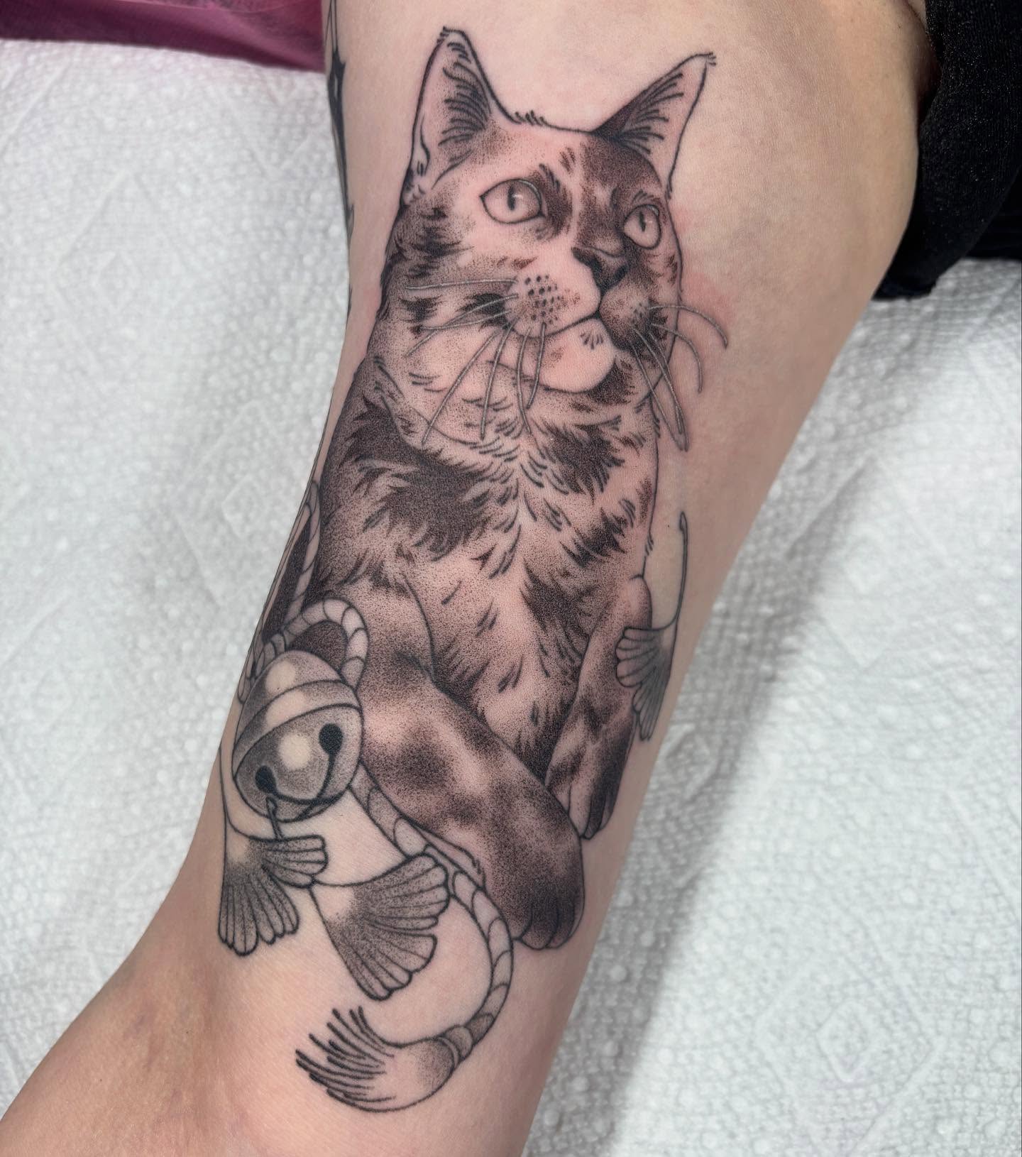 Tattoo by @parkiip — black_and_grey, realism