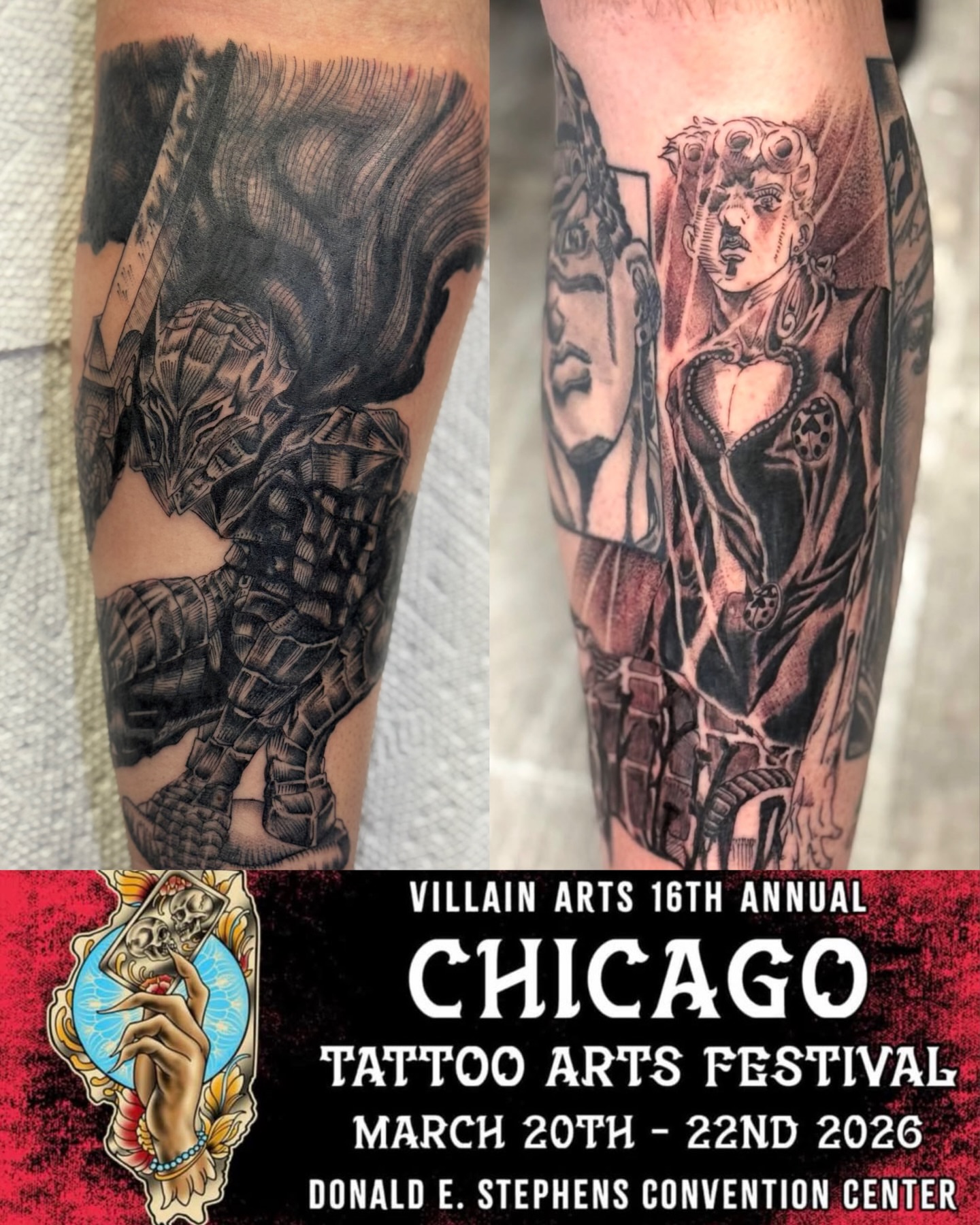 Tattoo by @majinmish — black_and_grey, realism