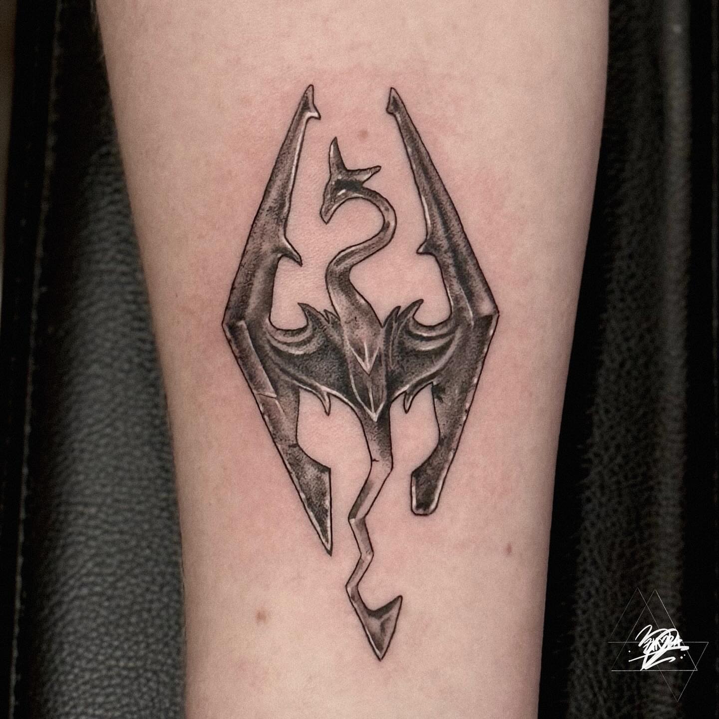 Tattoo by @zhoradevi — black_and_grey