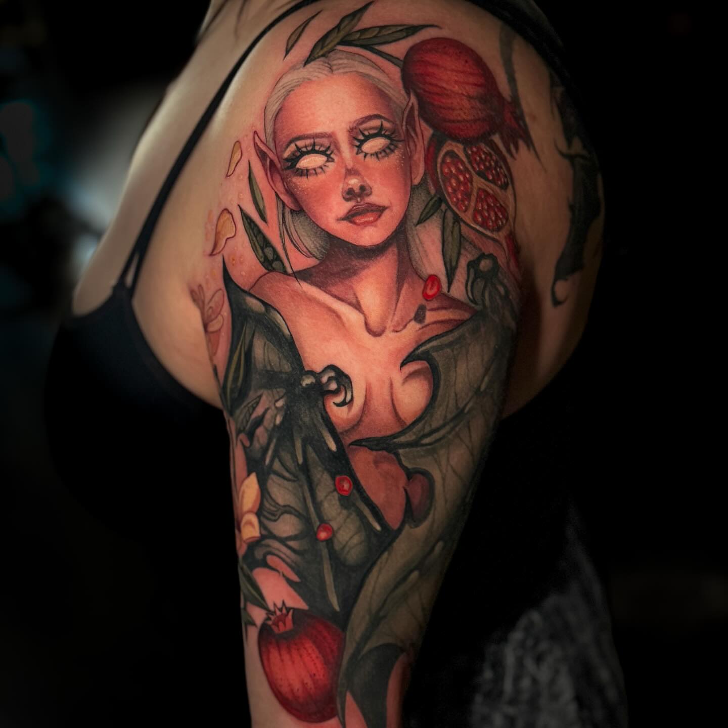 Tattoo by @_dreadnot_ — realism, dotwork