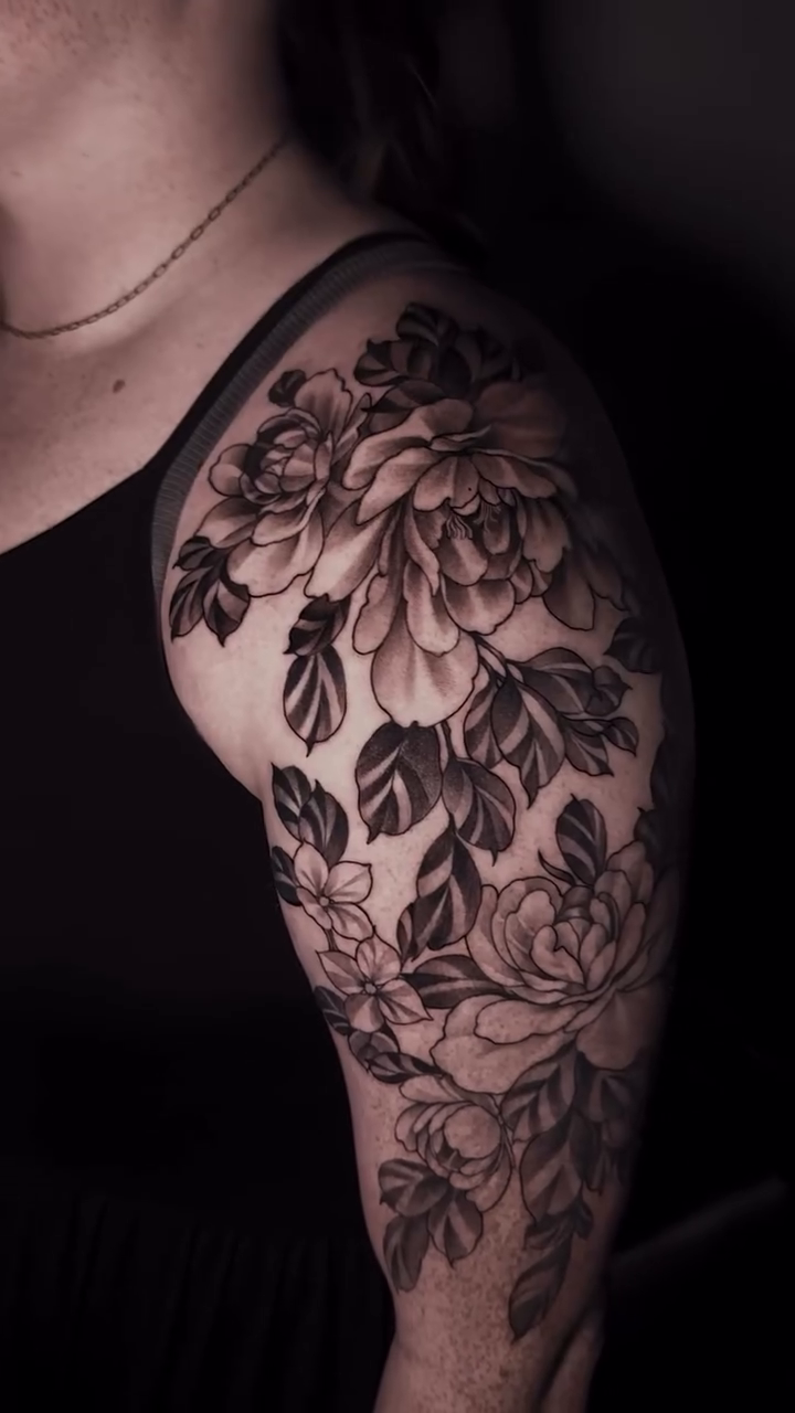 Tattoo by @hawkstattoo_ — black_and_grey, realism