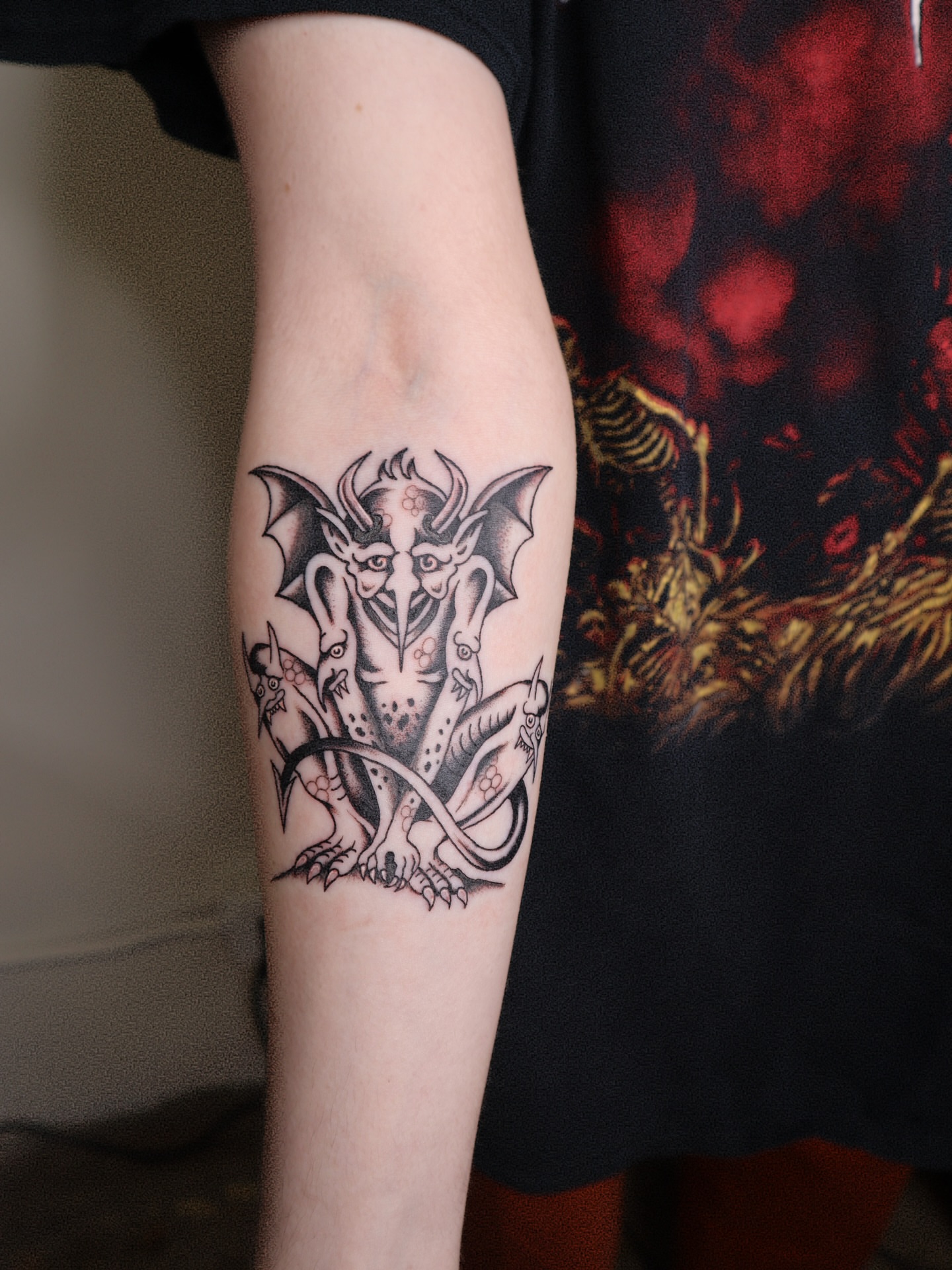 Tattoo by @kreepy_kate — black_and_grey
