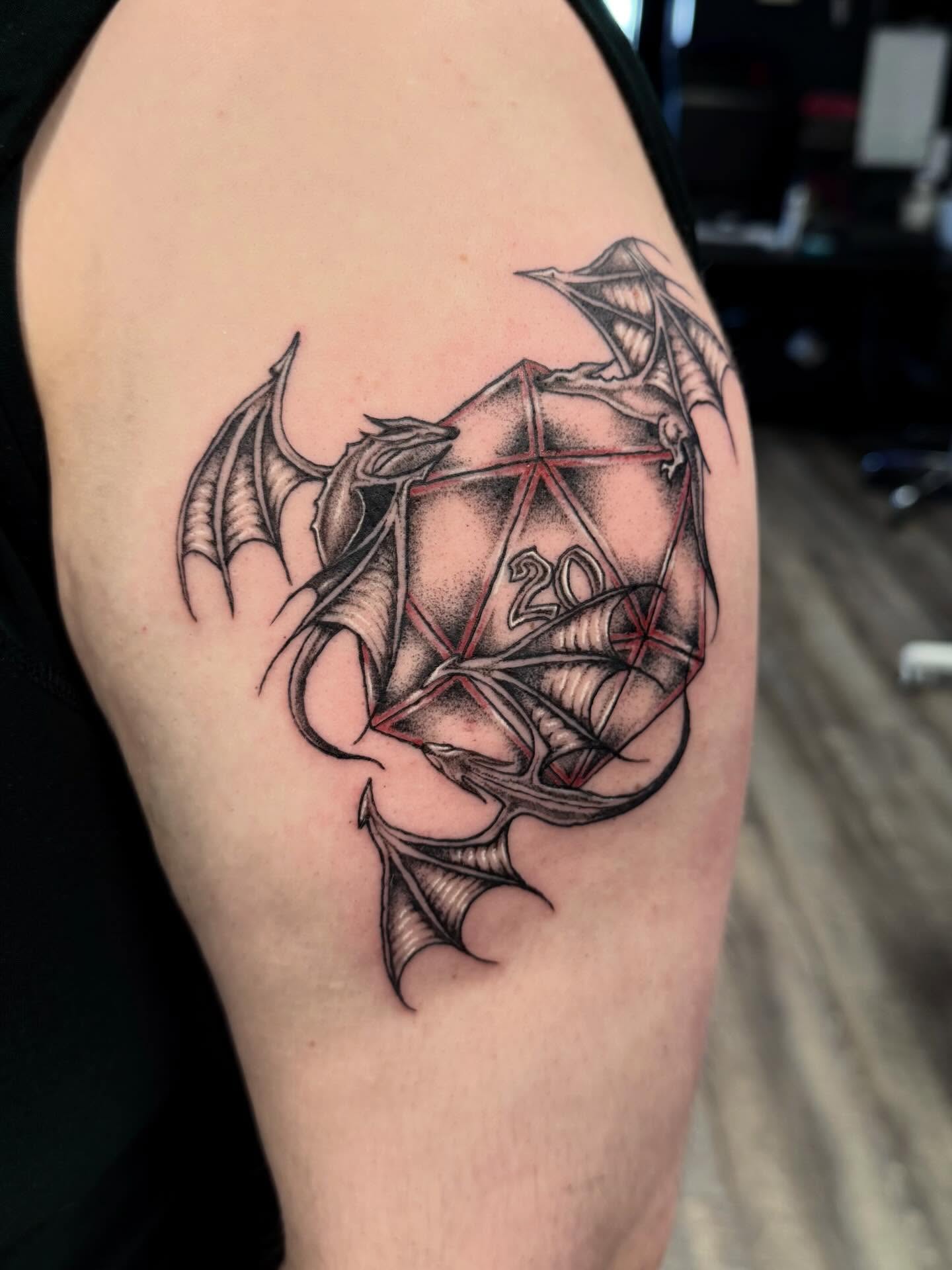 Tattoo by @elijahtatttoo — geometric, black_and_grey