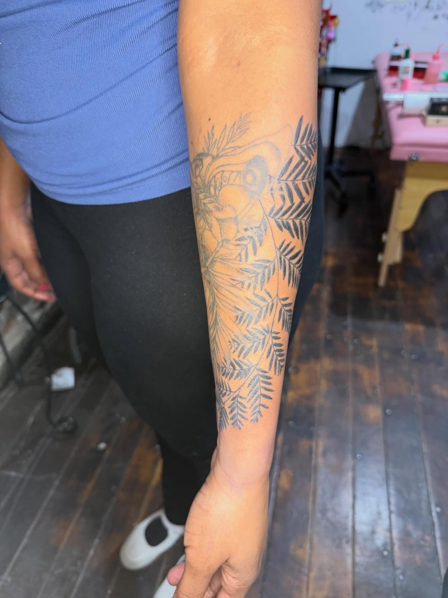 Tattoo by @nanumike_tats — black_and_grey
