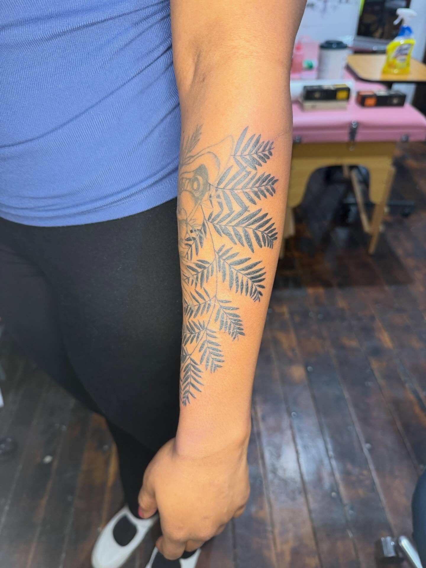 Tattoo by @nanumike_tats — black_and_grey