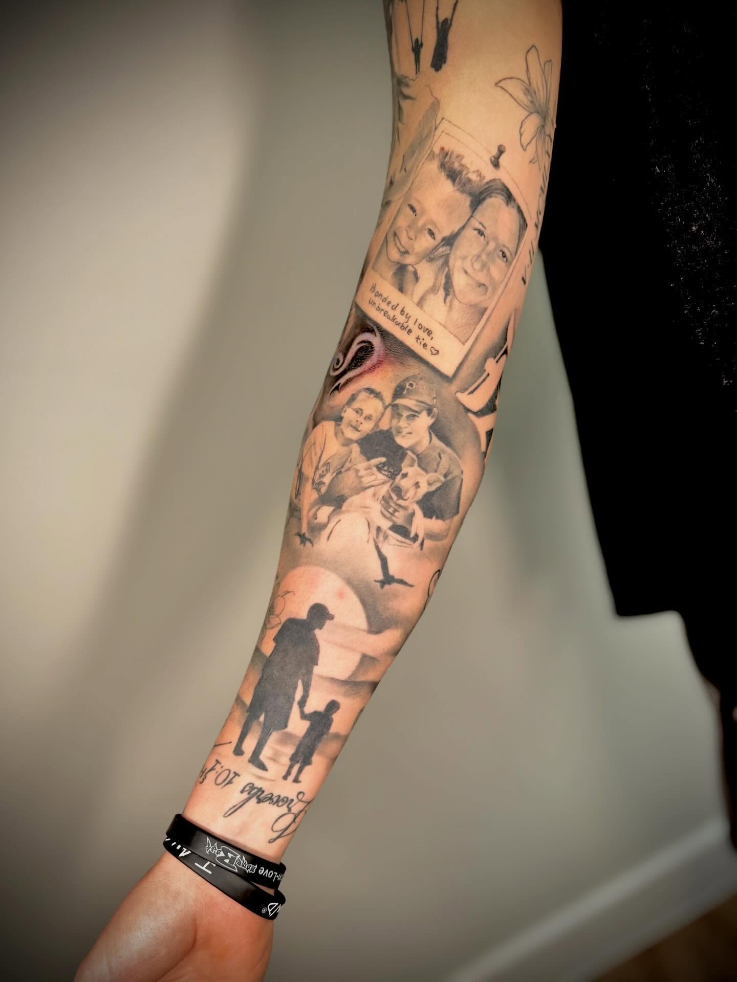 Tattoo by @lalo_inktattoos — realism, black_and_grey