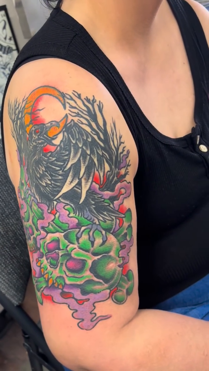 Tattoo by @gwodzilla_mst — japanese_irezumi, neo_traditional