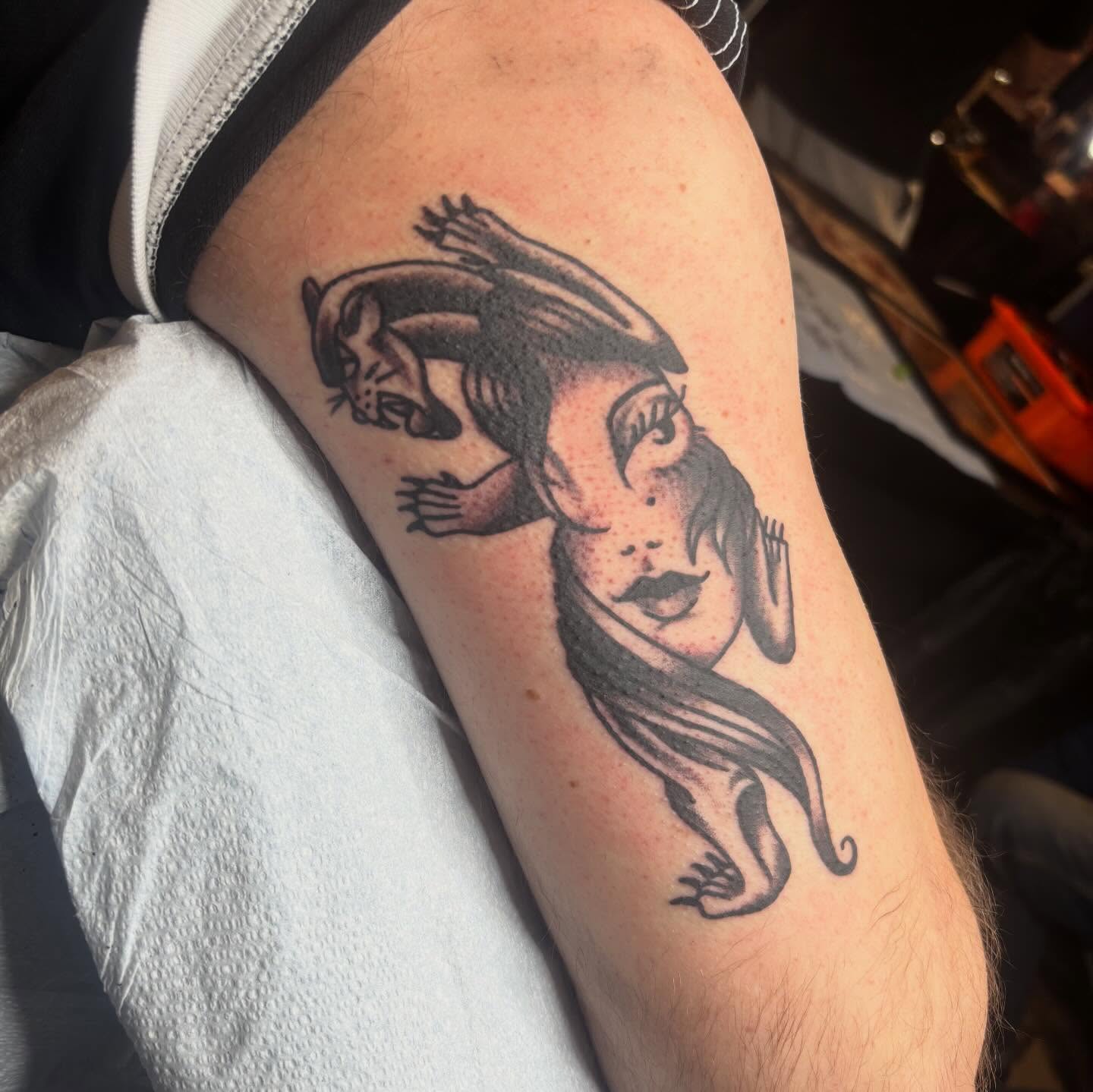Tattoo by @stepdantattoo — black_and_grey