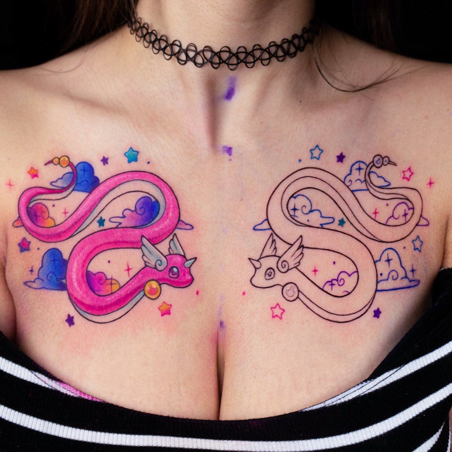 Tattoo by @xamyart — new_school, illustrative