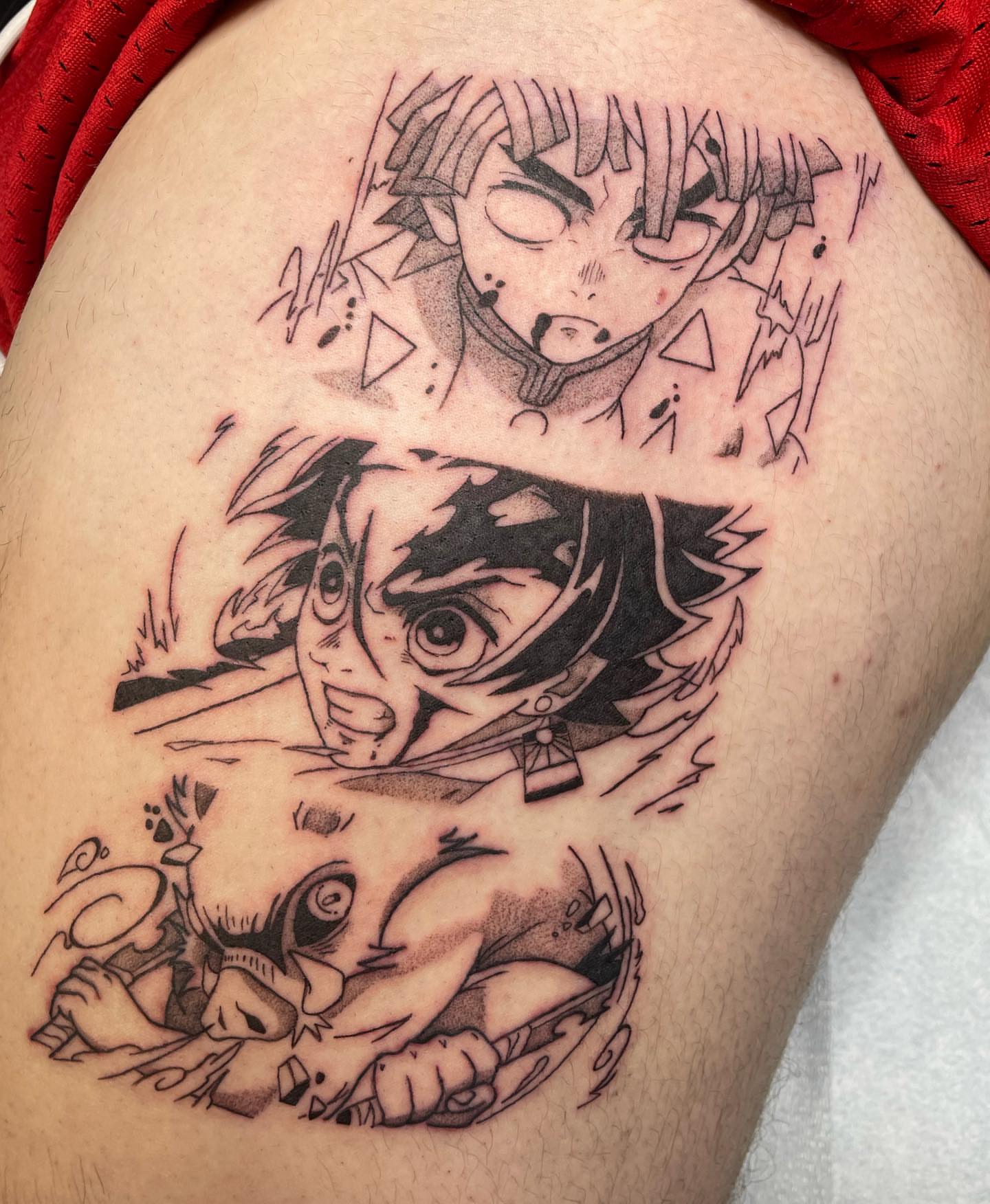 Tattoo by @zetersenn_ink — anime