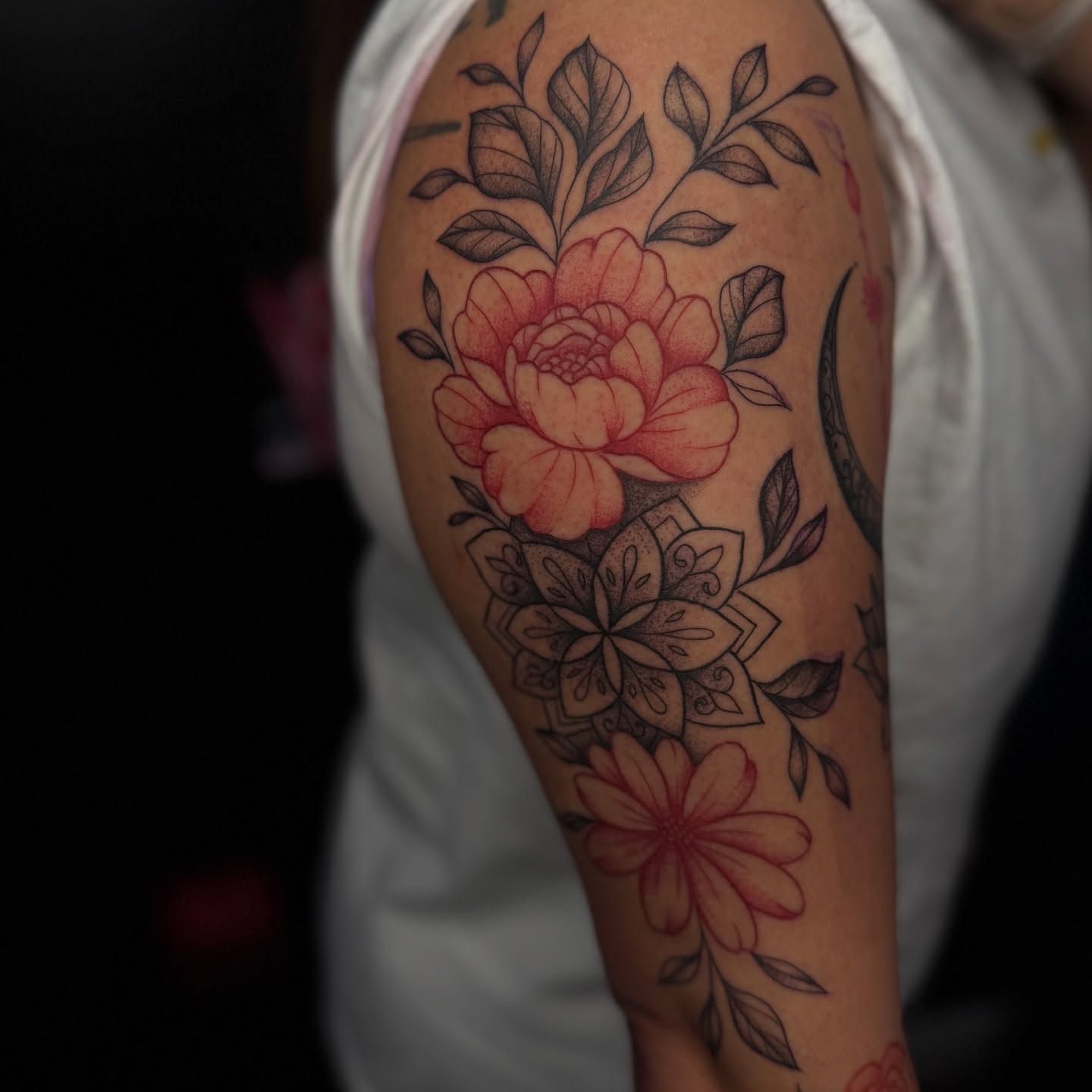Tattoo by @divi.nediamonds — dotwork, realism