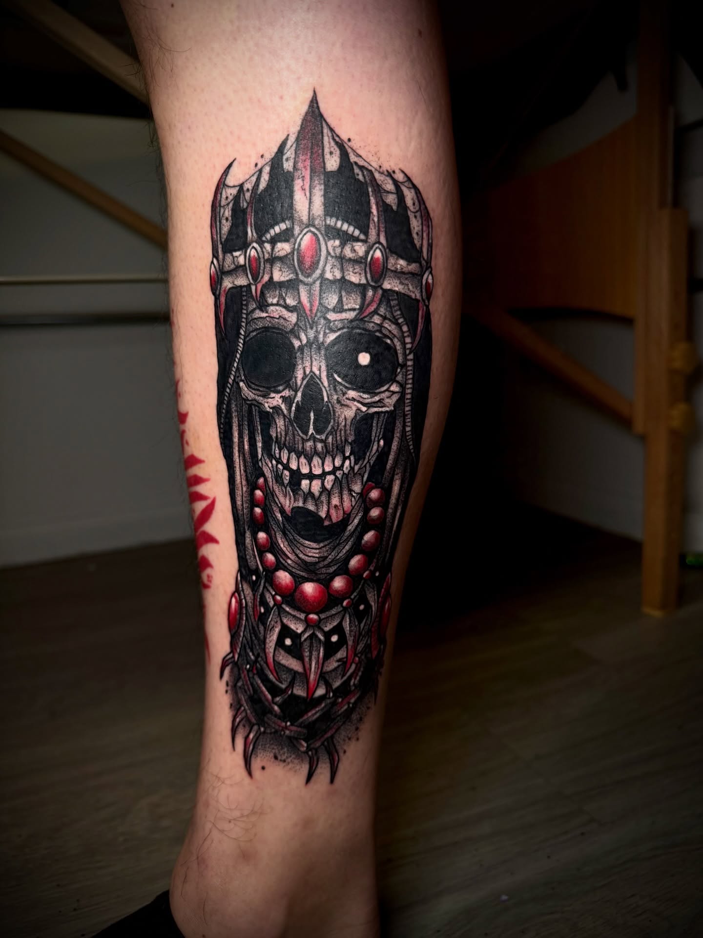 Tattoo by @blvckheart_ink — dark_realism