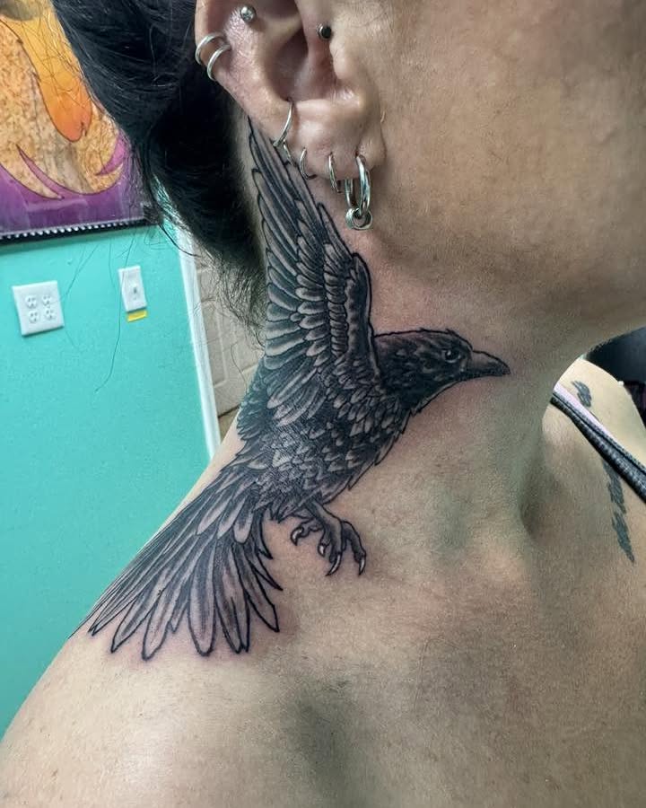 Tattoo by @grenuxzilla — black_and_grey
