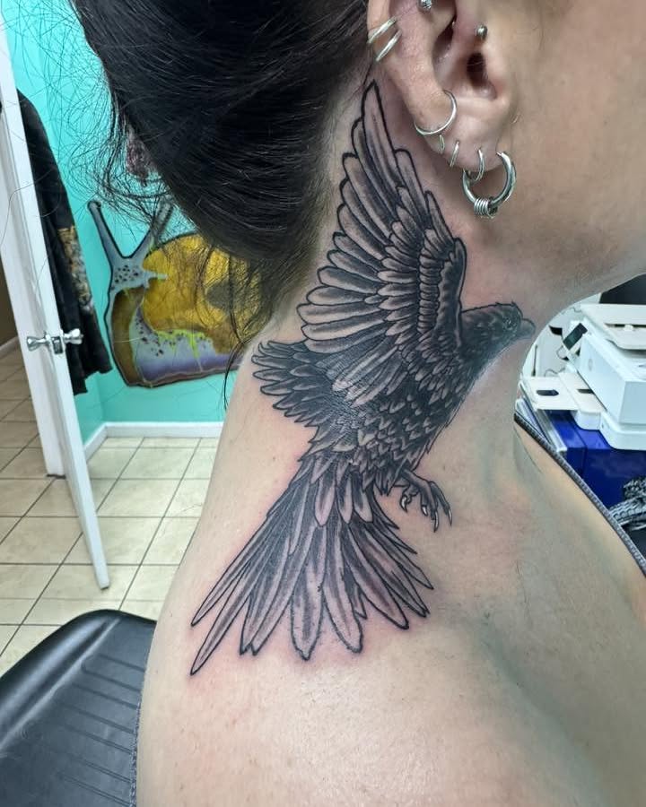 Tattoo by @grenuxzilla — black_and_grey