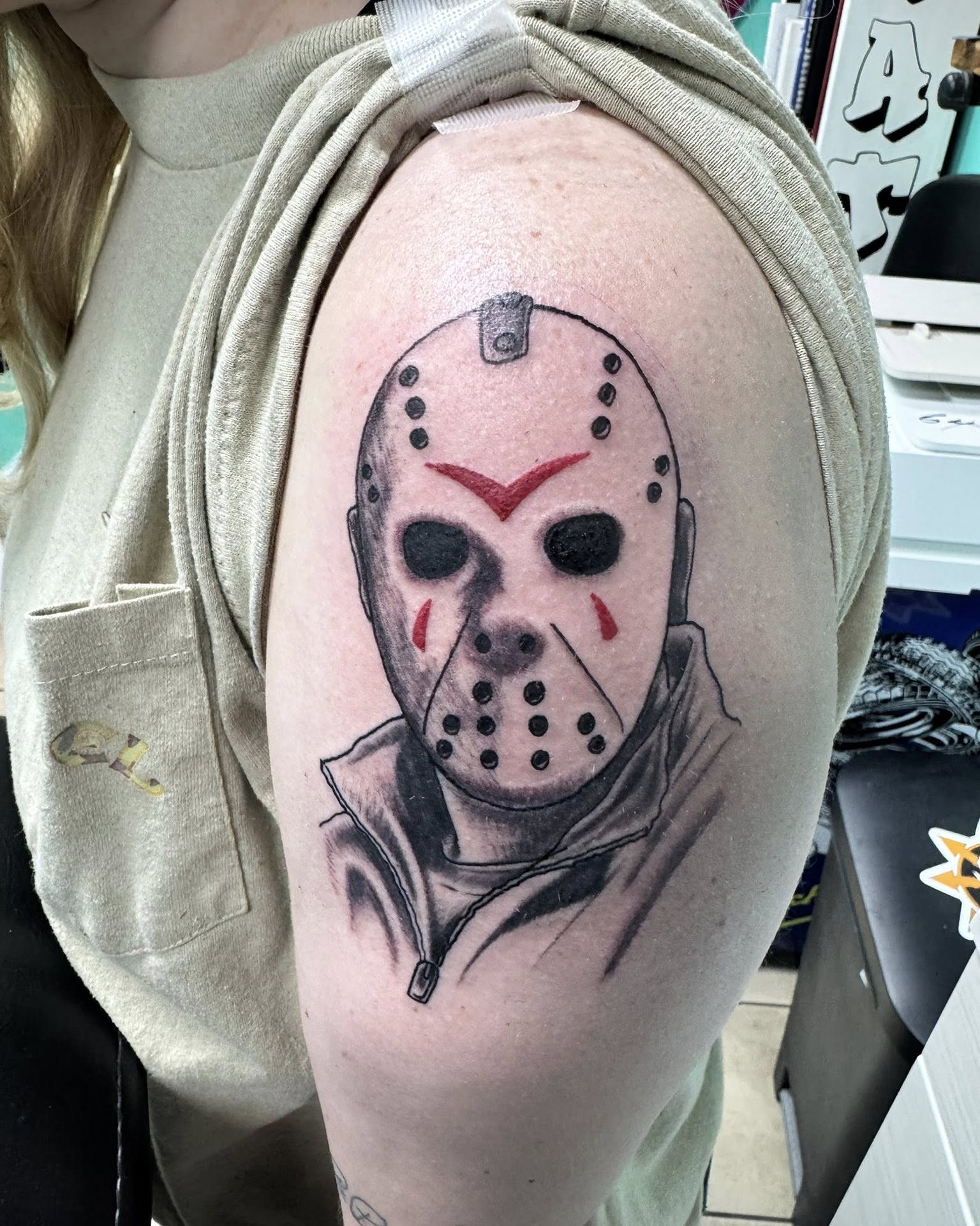 Tattoo by @grenuxzilla — black_and_grey