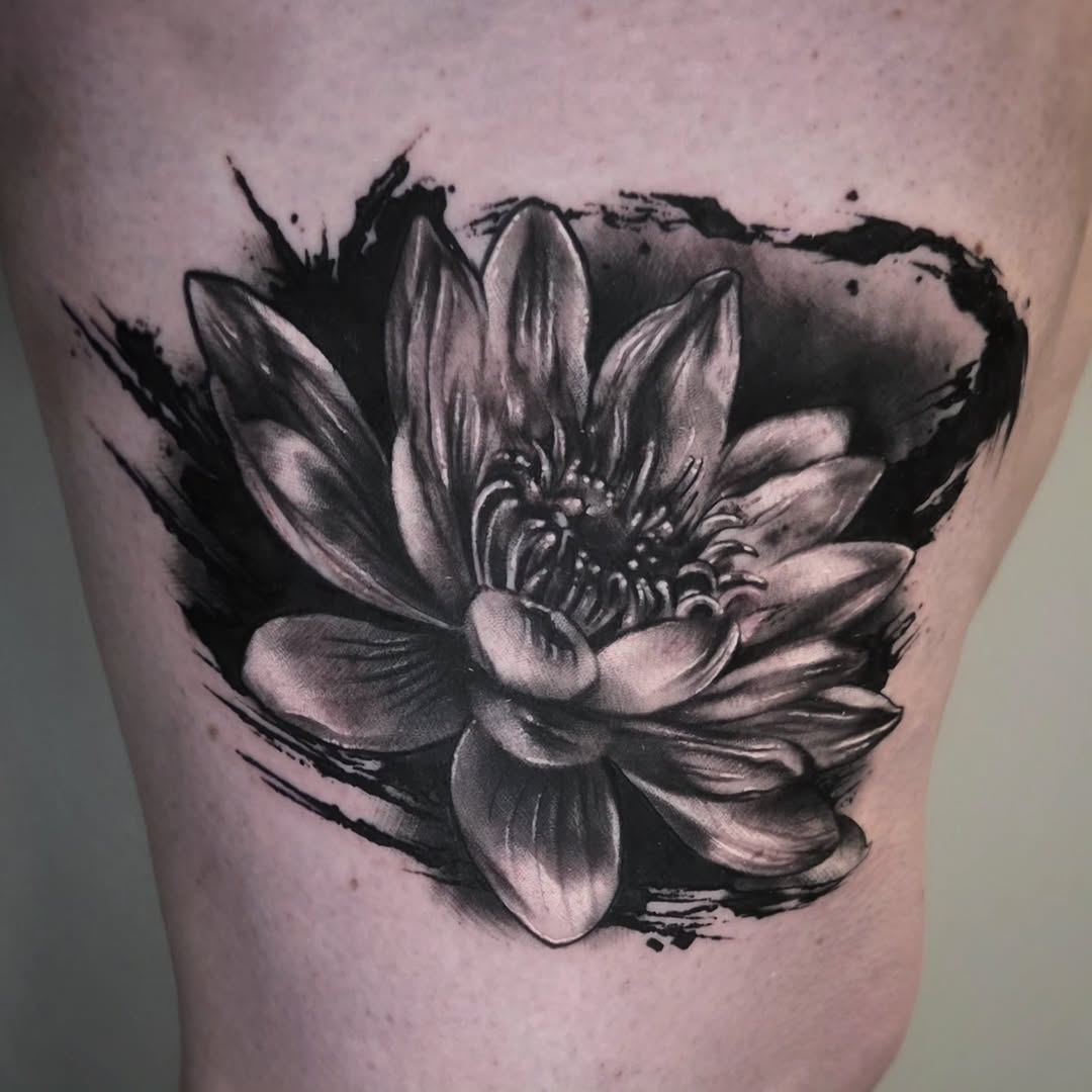 Tattoo by @victor_hatch_tattoos — realism, black_and_grey