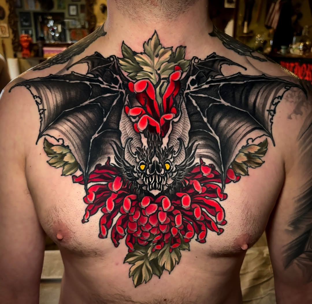 Tattoo by @jeffsaunderstattoo β japanese_irezumi, dark_realism