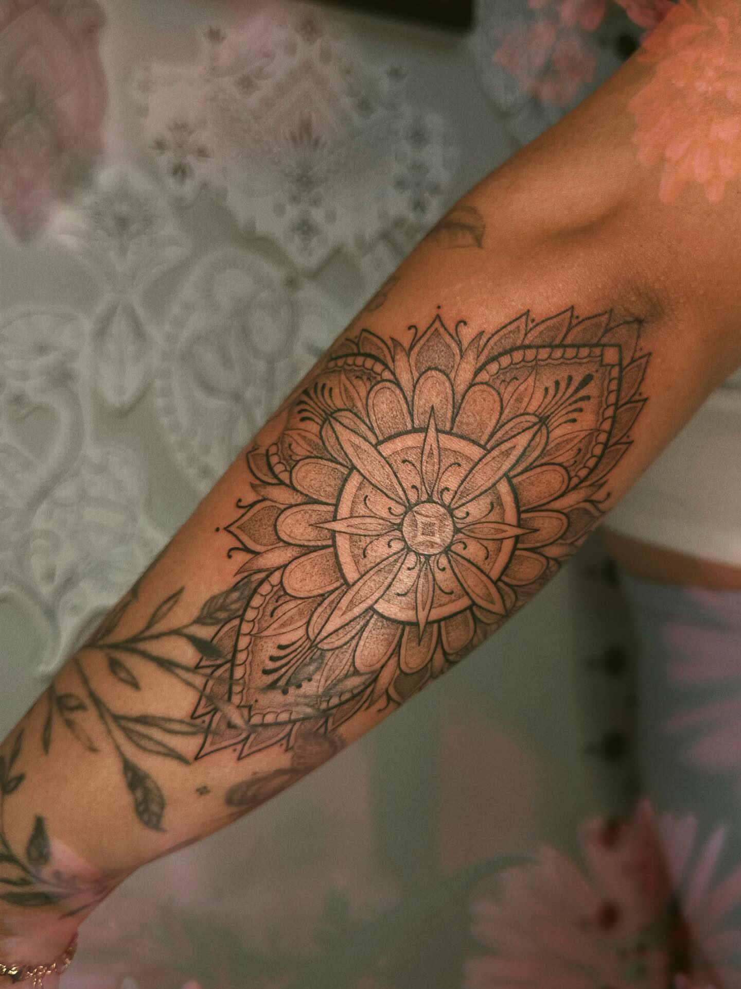Tattoo by @mushrooomqueen — ornamental