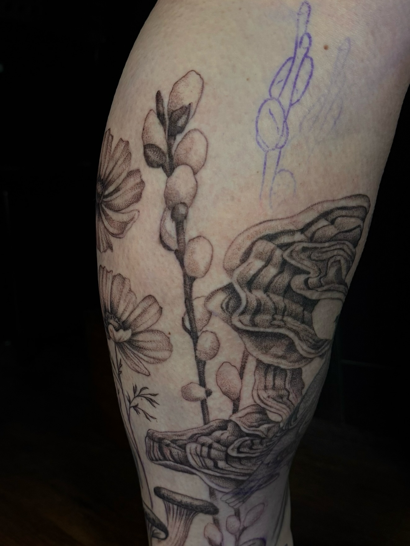 Floral arrangement realism tattoo on the forearm by Alyssa Fazzino ⟡ CT Tattoo Artist, Rocky Hill, Connecticut