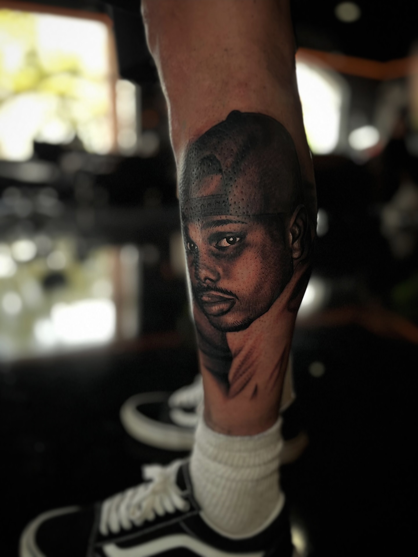 Tattoo by @chrisraymyerstats — realism, dotwork