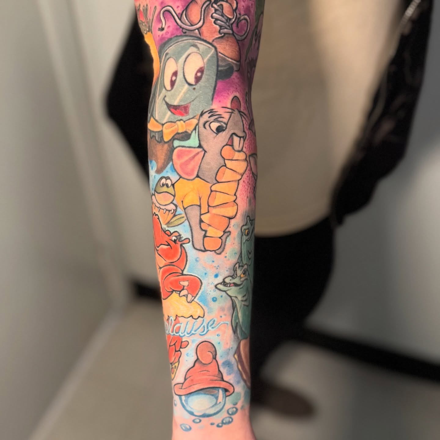 Tattoo by @stevegentile — new_school, dotwork