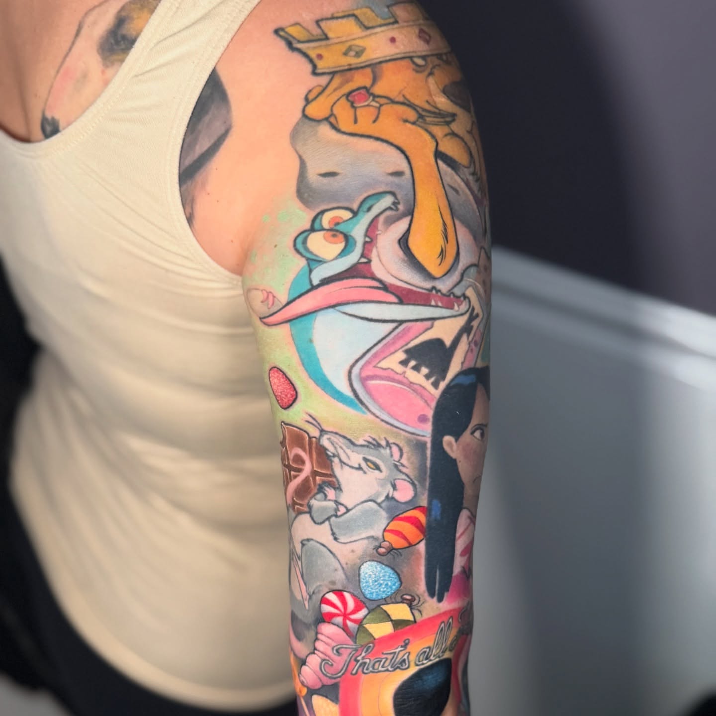 Tattoo by @stevegentile — american_traditional, dotwork
